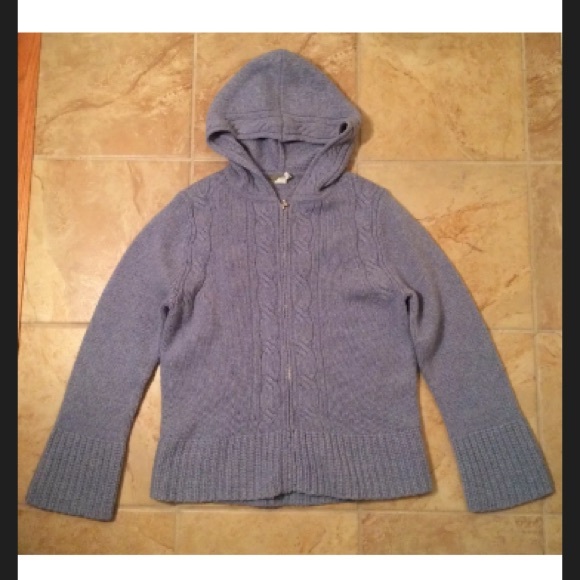 cable knit sweater hoodie